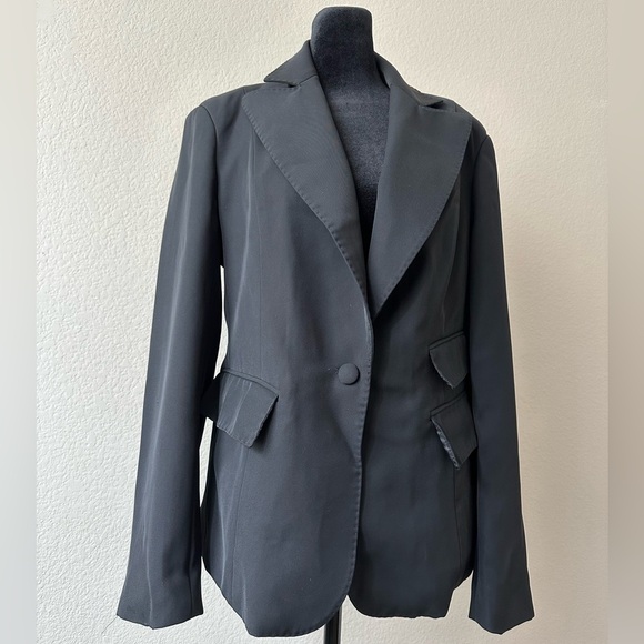 TOM FORD Women's Black Tailored  Button Front Blazer/ Jacket Sz 16. RN78334. - Picture 1 of 14